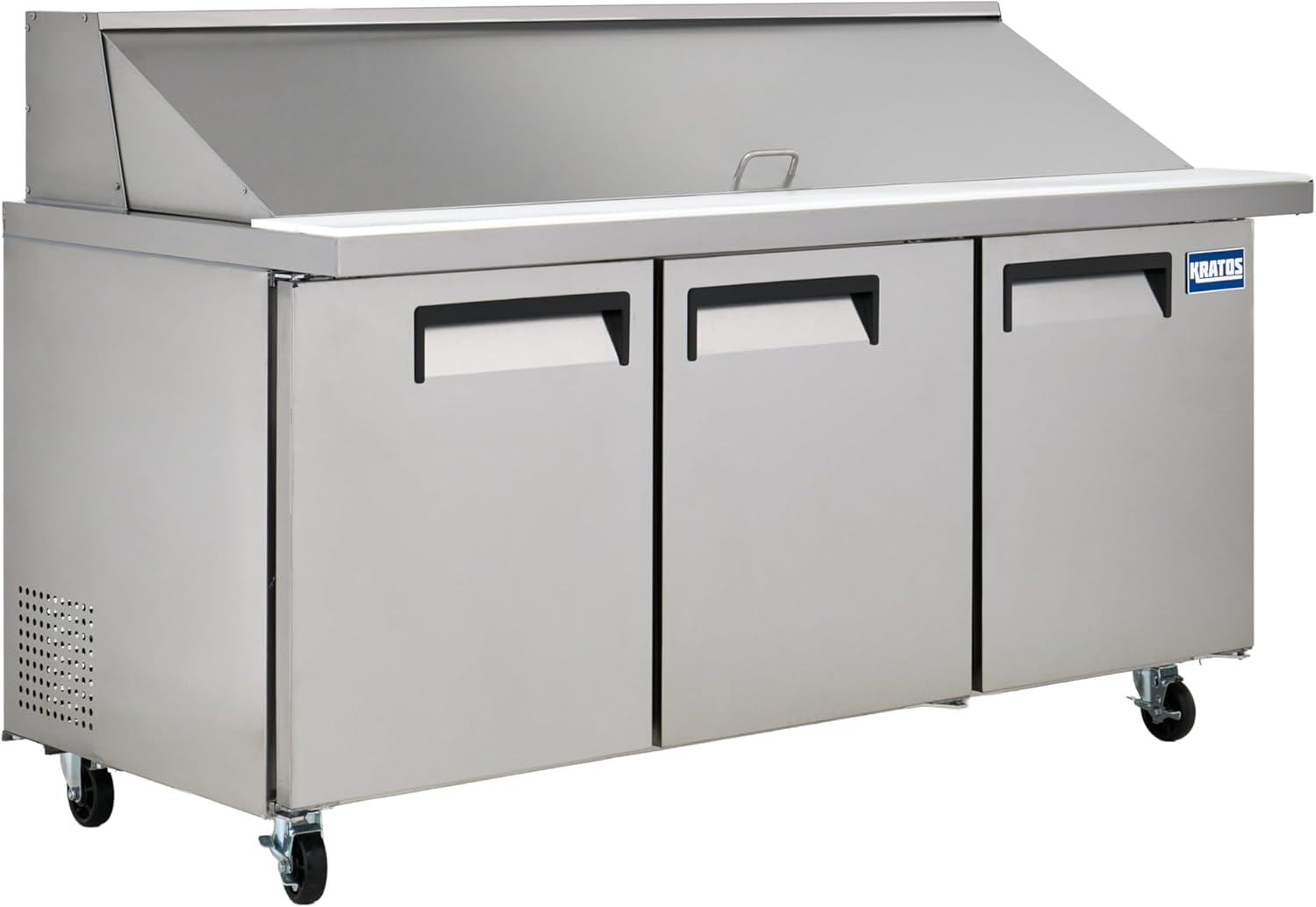 70" Three Door Mega Top Prep Table